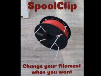 SpoolClip: Cambia el filamento cuando tu desees