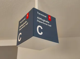 Terminal C sign