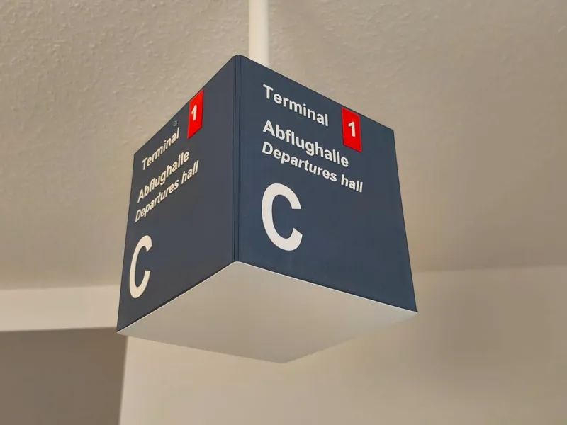Terminal C sign