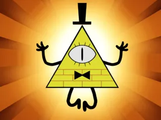 Bill cipher keychain