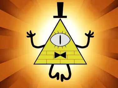 Bill cipher keychain