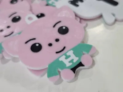 Plim Plim Hoggie Keychain