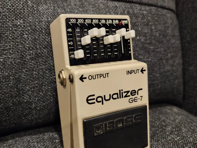 Boss GE-7 Equalizer Guitar Pedal Slider Knob