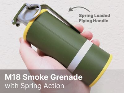 M18 Smoke Grenade with Spring Loaded Flying Handle by Rexi Labs