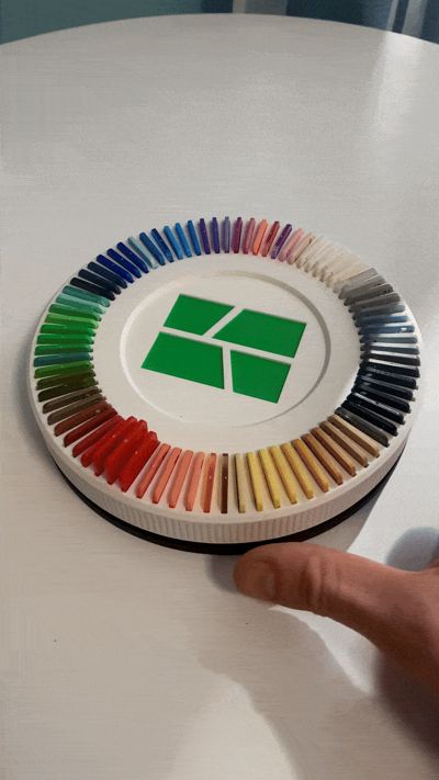 Improved Color Sample Display by DiddyKong3D - MakerWorld