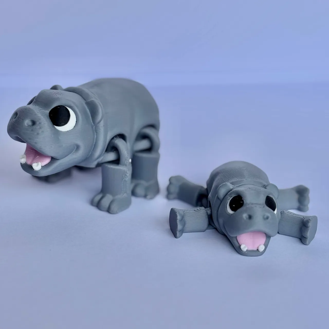 Baby Hippo Flexi -MooDeng Inspired Fidget view 2
