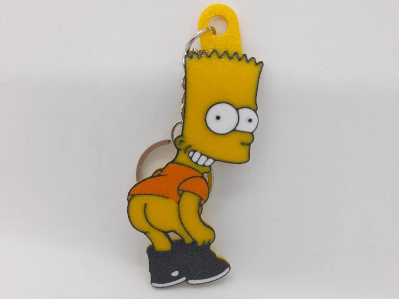 Bart Simpson keychain