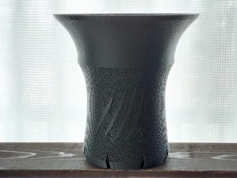 Agave Plant Vase z067 Claw mark  Mesh 178