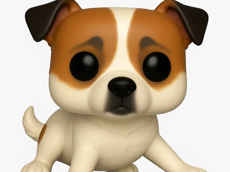 Funko Pop of a dog Jack Russel 