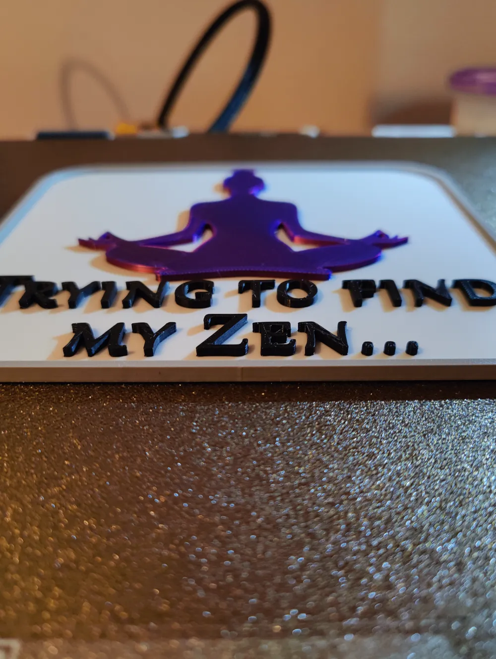 Zen Led Signs Meditation Sign. Finding Zen by nera41 - MakerWorld