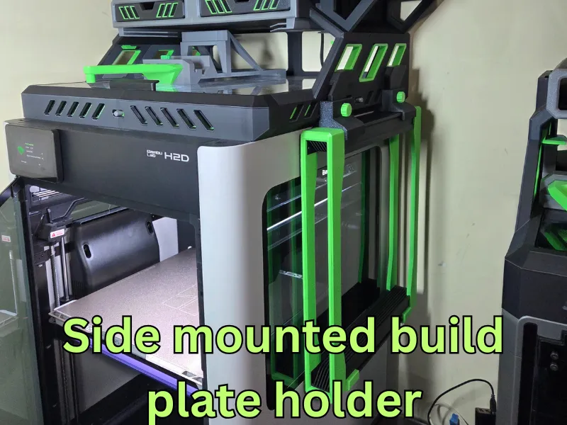 H2D H2S H2C Build plate holder for D3P riser