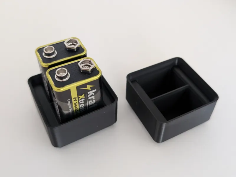 Gridfinity 1x1 Modular Battery Storage - 9V Block