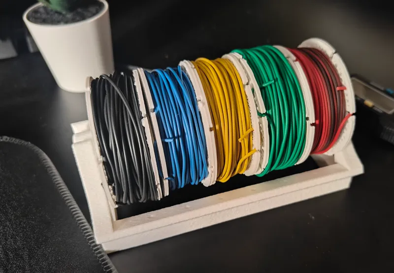 Wire Spool Organiser 5 Spools