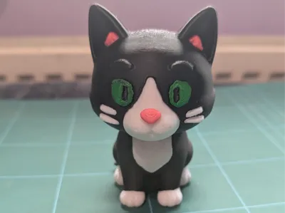 Cute Tuxedo Cat V2 No AMS