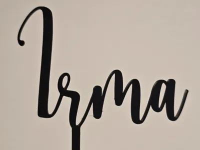 Cake Topper Irma