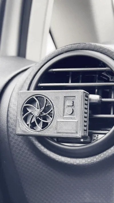 Working Air Conditioner- for car vent (only 15g) - Free 3D Print Model ...