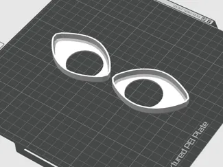 Fursuit Head Eye Blanks