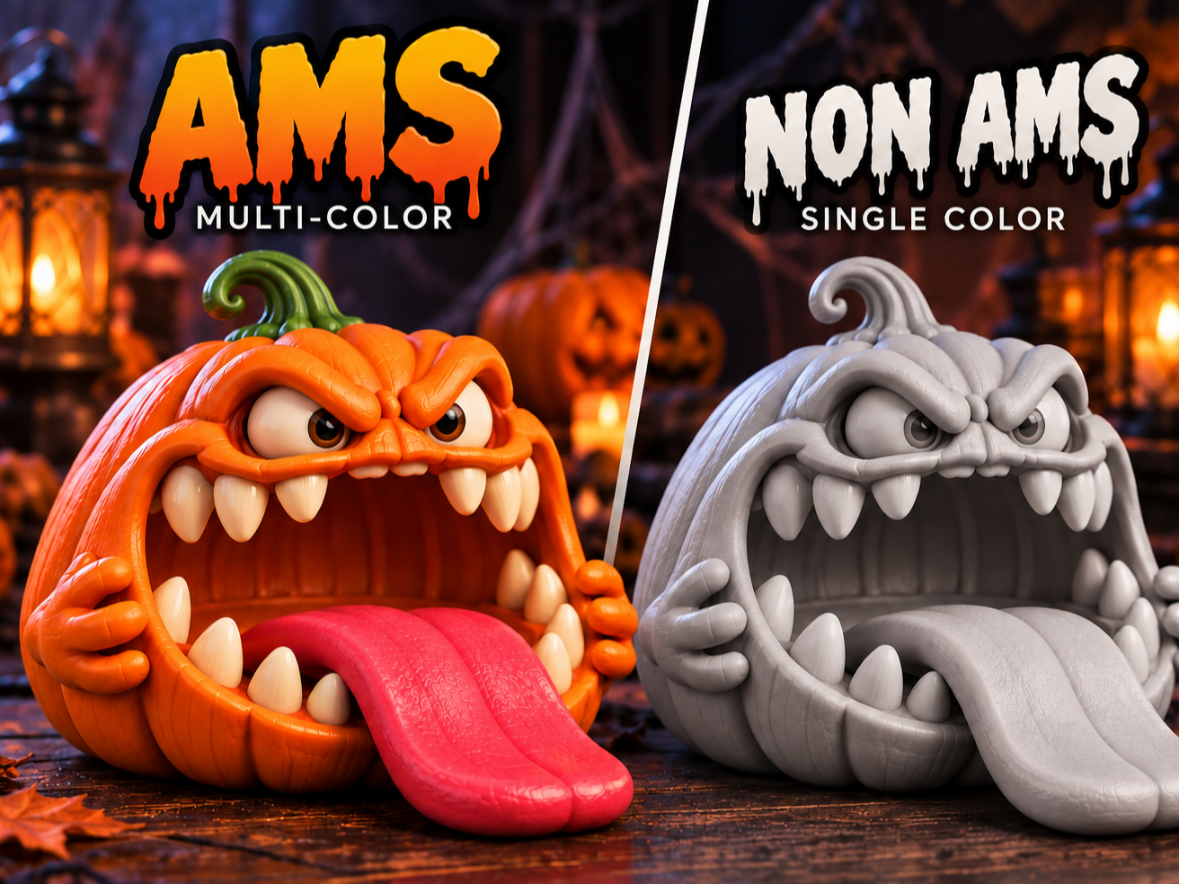 The Greedy Pumpkin – Halloween Candy Bowl | AMS 3D model