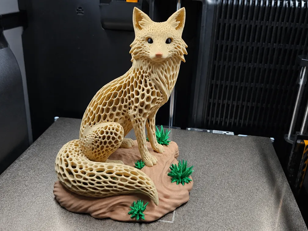 Декоративная фигурка Voronoi Fox - Арт и дизайн - PLA - изделие 3D-печати