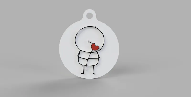 Love keychain