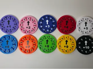 2-in-1 Math Fidget Gears: Addition & Subtraction