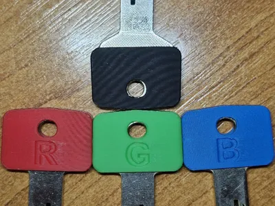 Key caps A-Z for rectangular keys