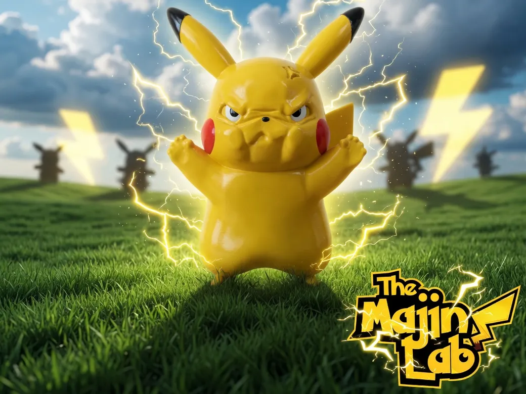 Pikachu Ranch Model Pokémon Pikachu Window Model – AMS Ready Edition - Free 3D Print Model ...