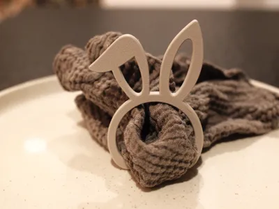 Minimalist Bunny Ear Napkin Rings – Fast & Smooth
