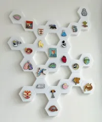 Présentoir mural modulaire pour pin's — photo 1