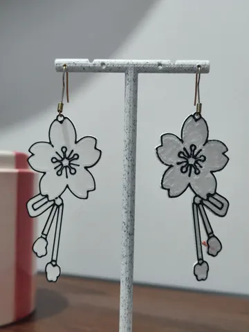 Pendientes: Aretes Brisa de Sakura — vista de referencia 4