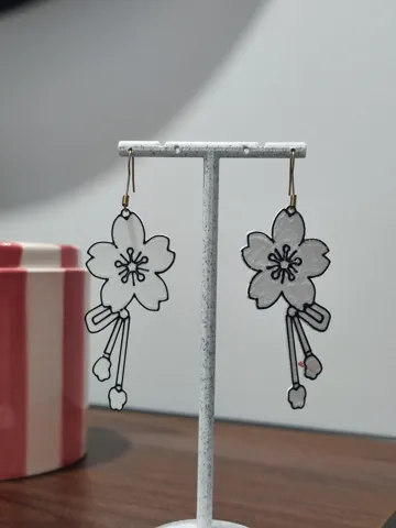 Pendientes: Aretes Brisa de Sakura — vista de referencia 3