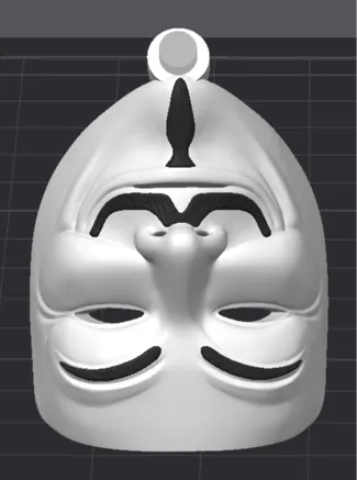 V for Vendetta Mask Keychain