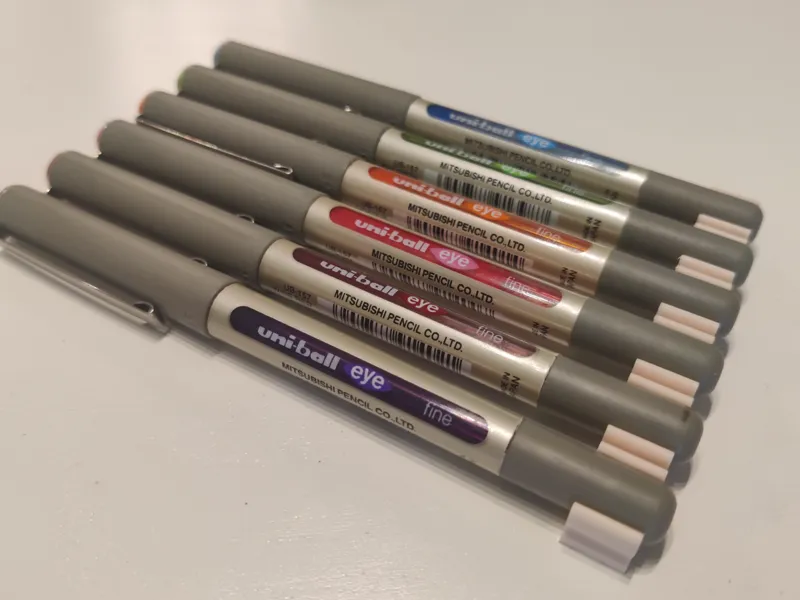 Uniball pen holder