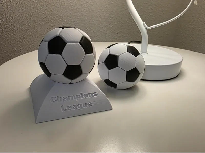 Soccer ball self-assembly 6cm no ams, no glue