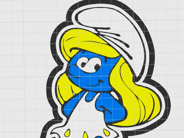 smurfeta led box smurfs