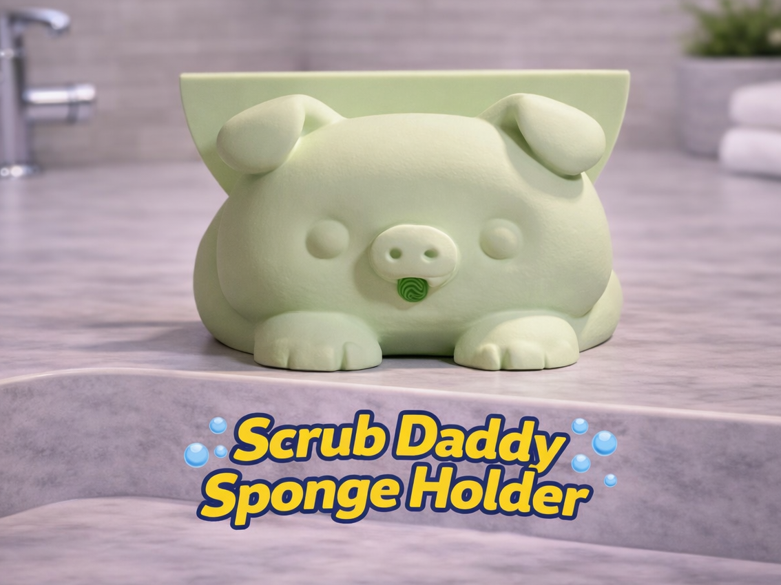 Pip the Pig Scrub Daddy Holder