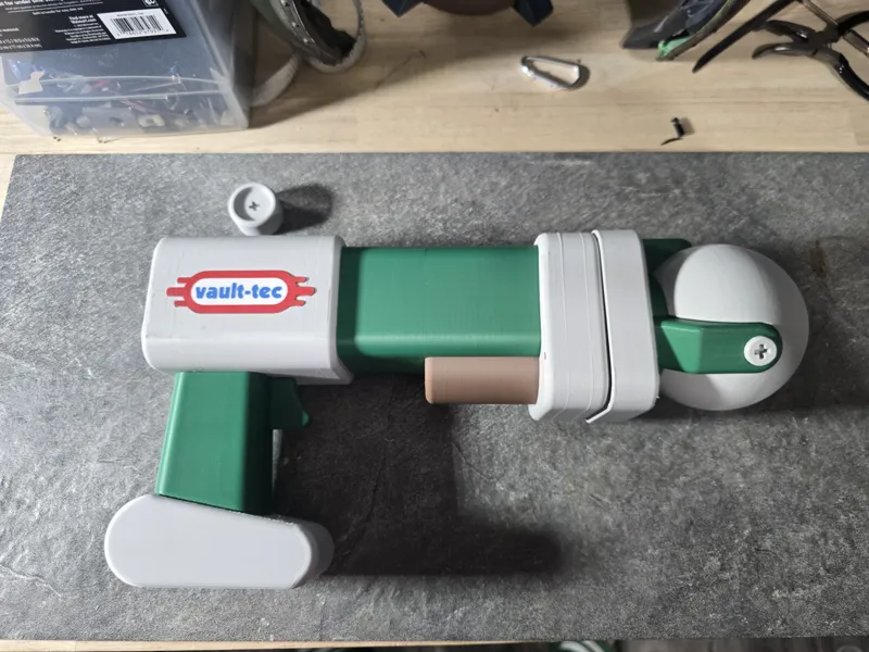 My First Laser Pistol: Gyro Compensating Lens