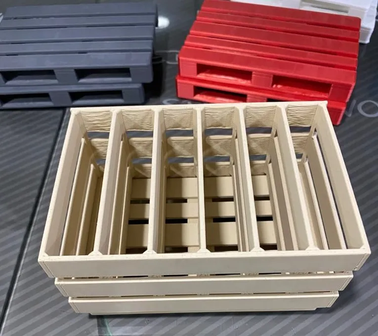 Holder for 6 euro palet table coaster (1:10)