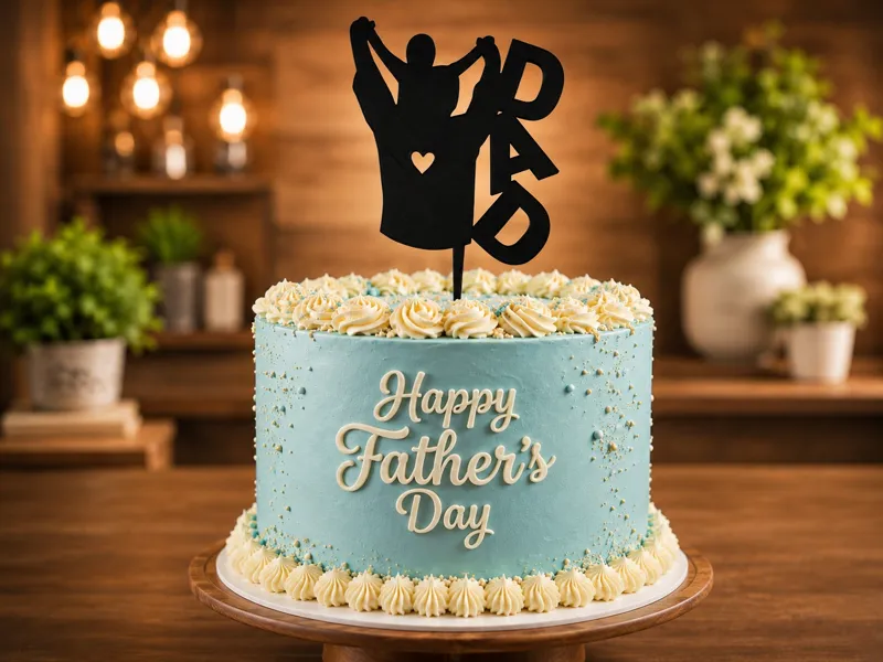 Fathers Day Cake Topper
