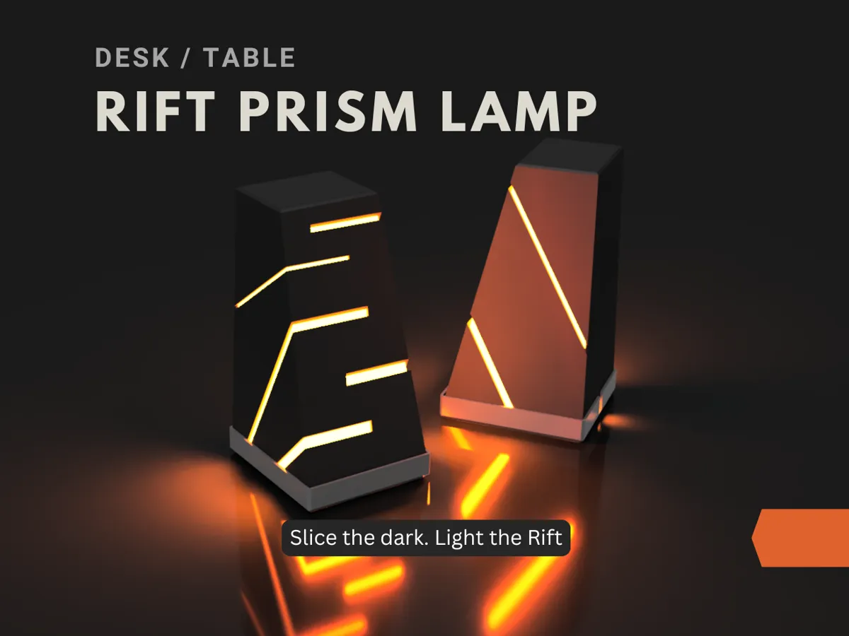 Rift Prism Lamp – RGBW & LED Kit Compatible - Free 3D Print Model ...