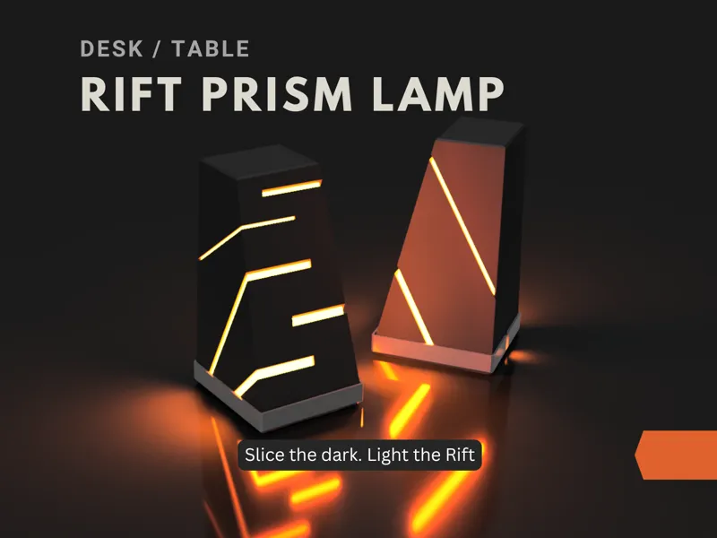 Rift Prism Lamp – RGBW & LED Kit Compatible