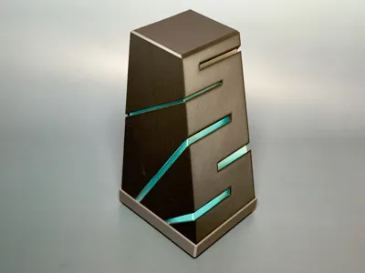 Rift Prism Lamp – RGBW & LED Kit Compatible - Free 3D Print Model ...