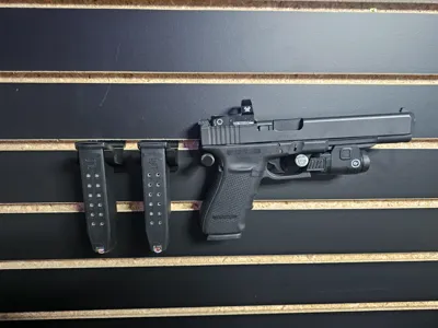 Glock Model 40 10mm slatwall hanger