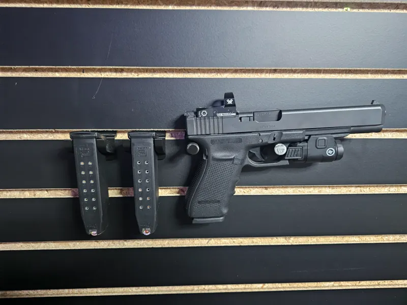 Glock model 40 10 mm slatwall hanger