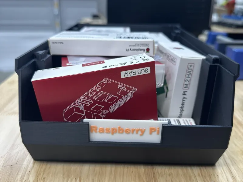 Big Organizer Bin Labels