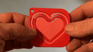 keychain fidget san valentine