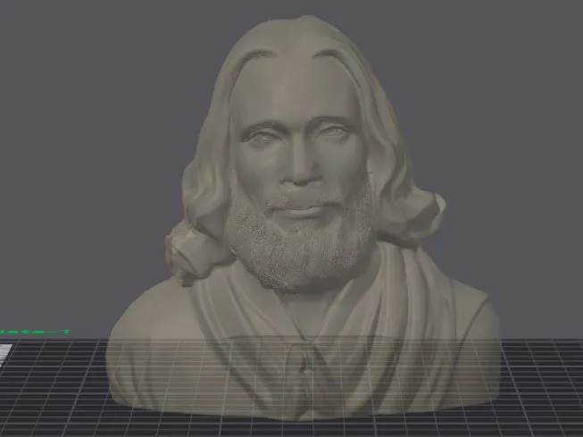 Easter Jesus Praying Statue Bust