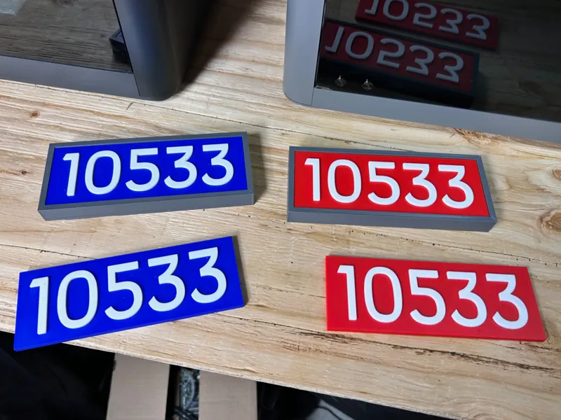 Custom Magnetic number plate (FTC decode)