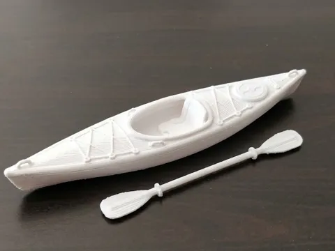 Organizador: Kayak with Paddle — referencia de MakerWorld