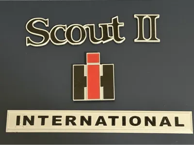 International Scout II Emblems